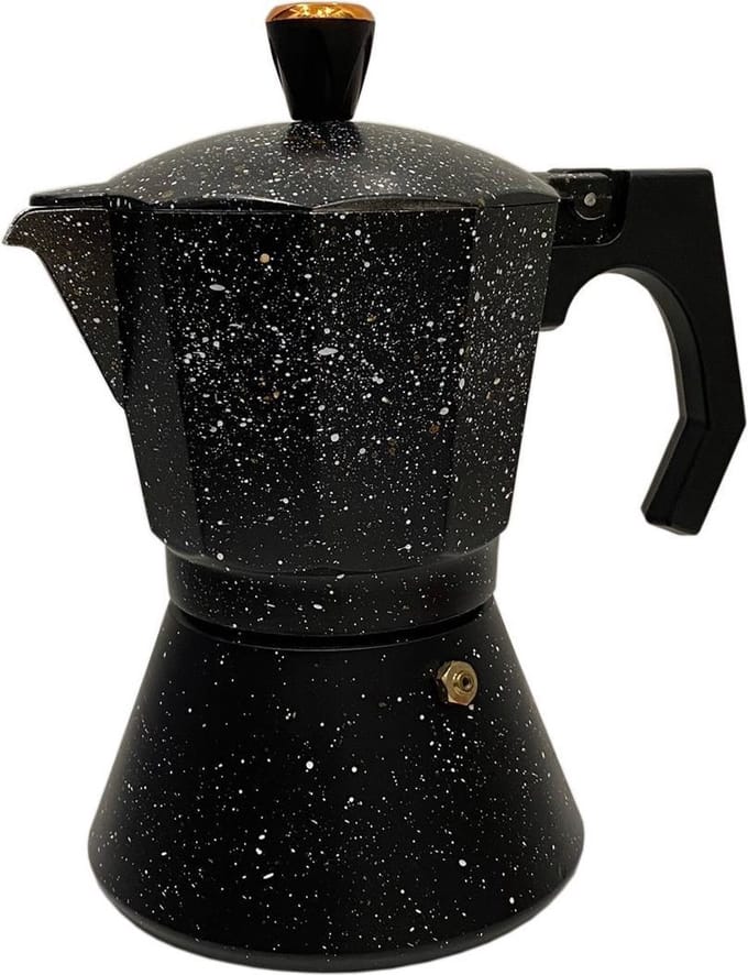 Bavary Espresso Maker, 9 Kopjes, Aluminium, Zwart - La Cafetière | Venice