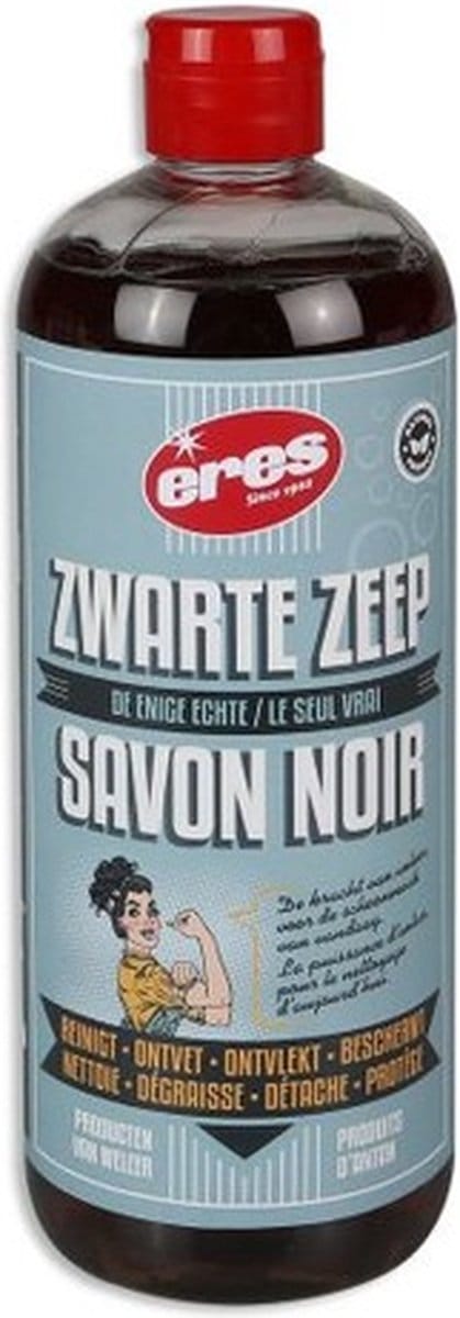 Eres De Enige Echte Vloeibare Zwarte Zeep - 750ml