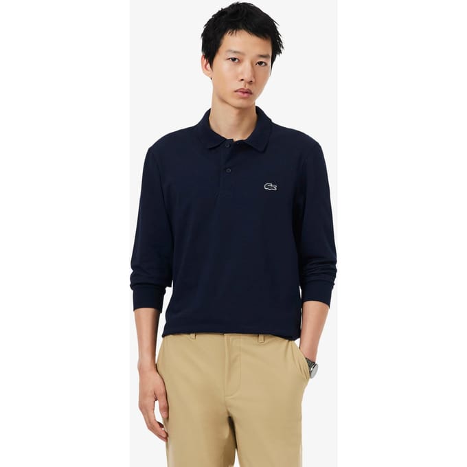 Lacoste Regular Fit Longsleeve Polo Heren - Maat M
