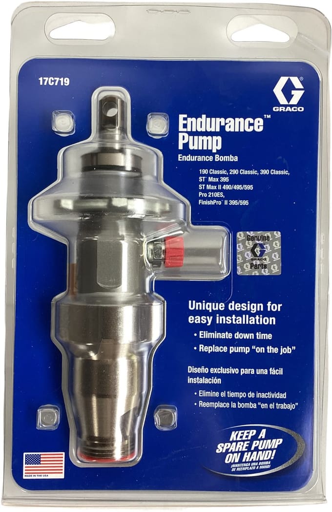 Domino Graco Endurance vervangingspomp 17C719 voor ST Max en Ultra Max verfspuitapparaten