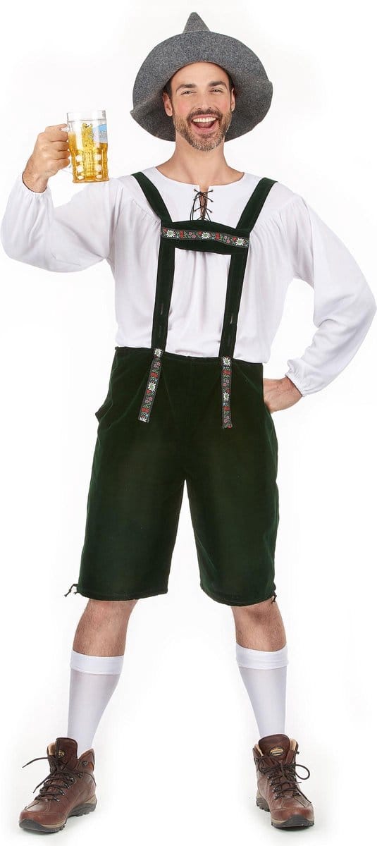 Tiroler broek lederhose groen