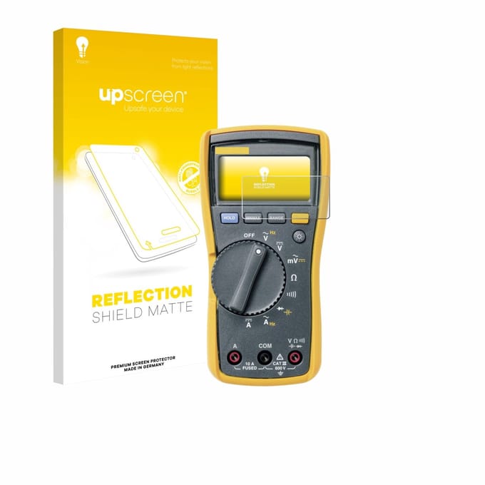 upscreen - Screenprotector voor Fluke MultiMeter 115 - Folie Beschermfolie anti glare matte