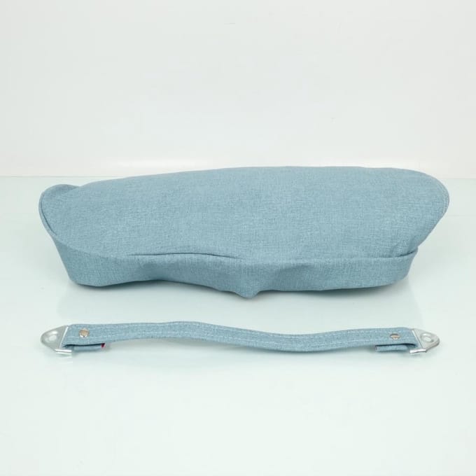 Housse de selle jeans RMS pour scooter Piaggio 125 Vespa 1967 à 1982 Neuf