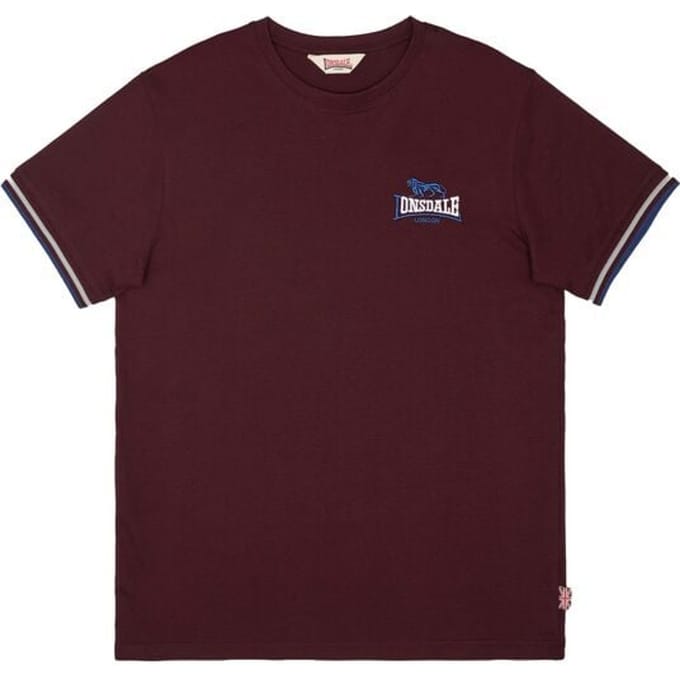 Lonsdale London SHILDON Heren T-shirt - bordeaux - M