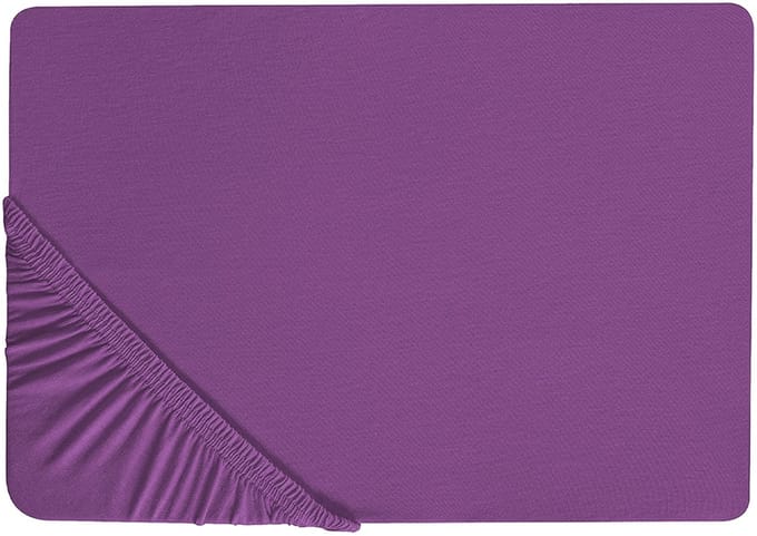 JANBU - Laken - Paars - 90 x 200 cm - Katoen