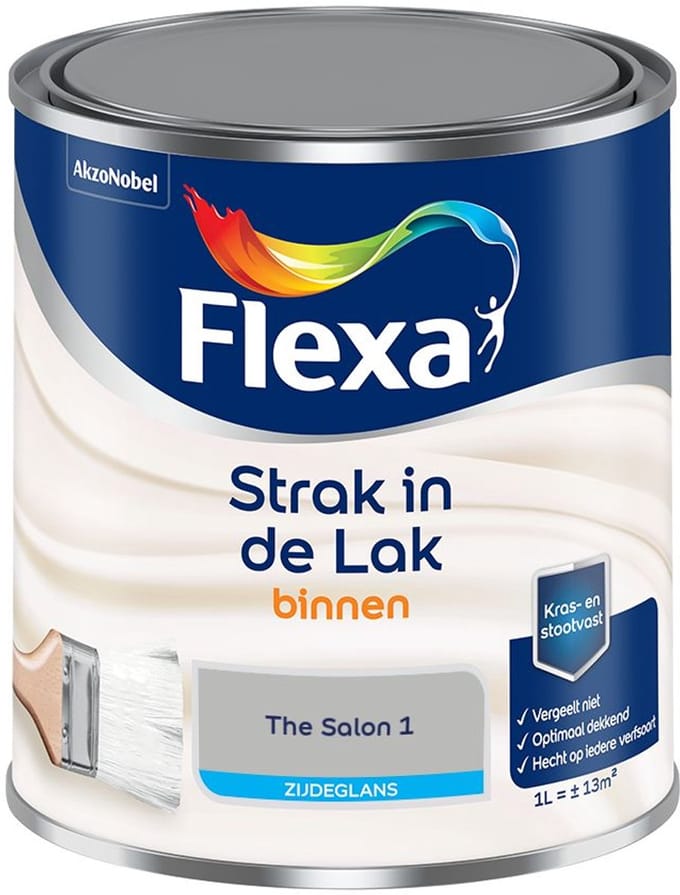 Flexa - Strak In De Lak Binnenlak Zijdeglans - The Salon 1 - Mengverf - 1 L