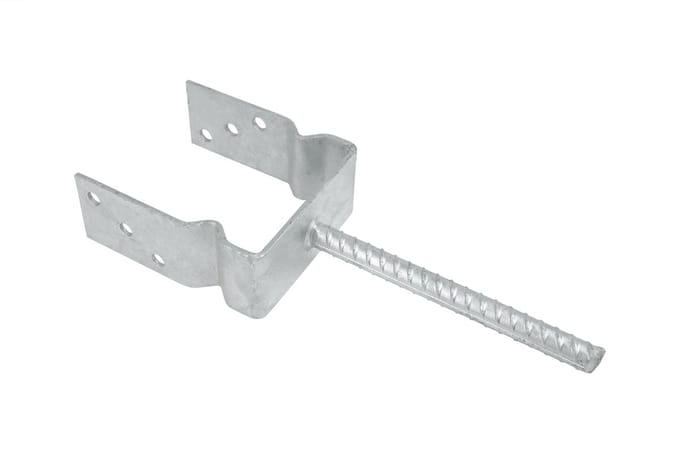 Wovar Instortanker voor 12 x 12 cm palen met Ril | Per Stuk
