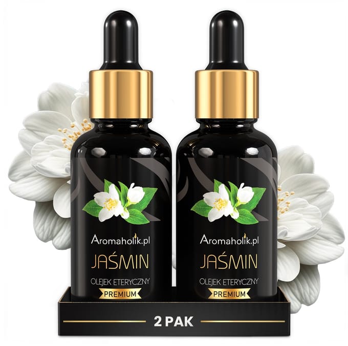 Aromaholik - JASMINE - Essentiële Oliën Set - 100% Natuurlijk - BIO - Jaśmin Sambac