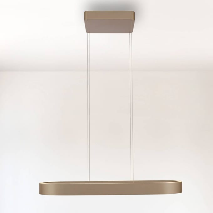 Paul Neuhaus LED hanglamp Q-Stretto, brons, 86,8 cm