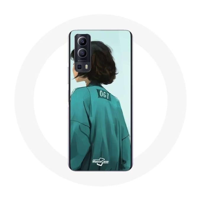 Coque Vivo Y72 Squid Game Kang Sae Byeok Numéro 067 art