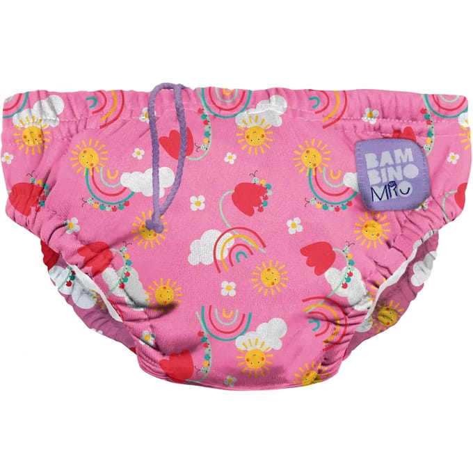 Herbruikbare Zwemluier voor Baby's – Happy Days motief
