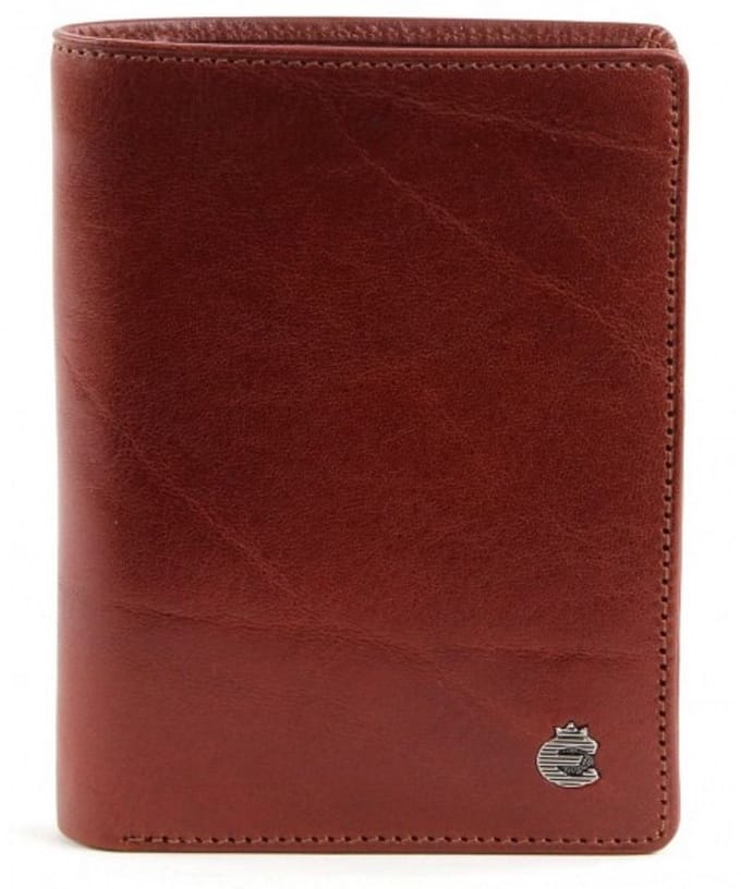 Esquire Portemonnee Toscana RFID Wallet Brown Bruine