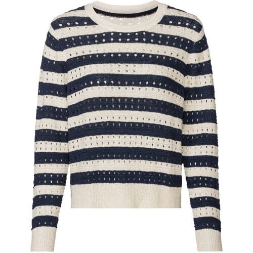 ESMARA Dames pullover (Donkerblauw gestreept, L (44/46))