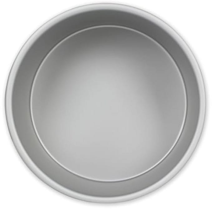 Ronde bakvorm van geanodiseerd aluminium 25 x 25 cm
