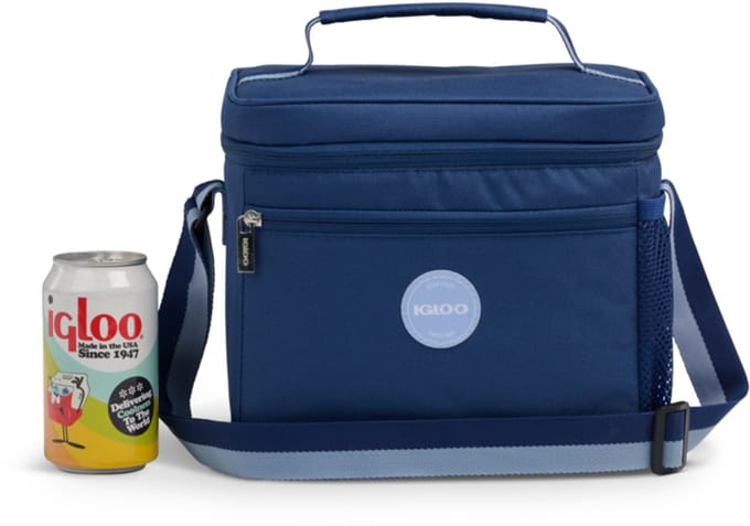 Igloo - Lunch Square 9 - Blauw – Compacte Koeltas voor Lunch & Onderweg