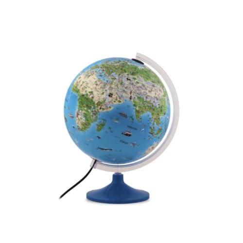 Atmosphere Family Line S wereldbol Blauw Ø30 cm Nederlands