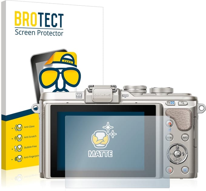 BROTECT - Screenprotector voor Olympus PEN E-PL8 - Folie Beschermfolie matte 2 Stuks