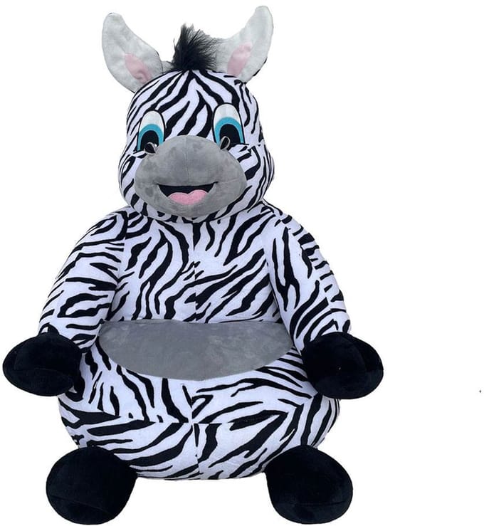 New Baby Zebra babyzitzak pluche 50x50x58 cm - Kinderzitzak