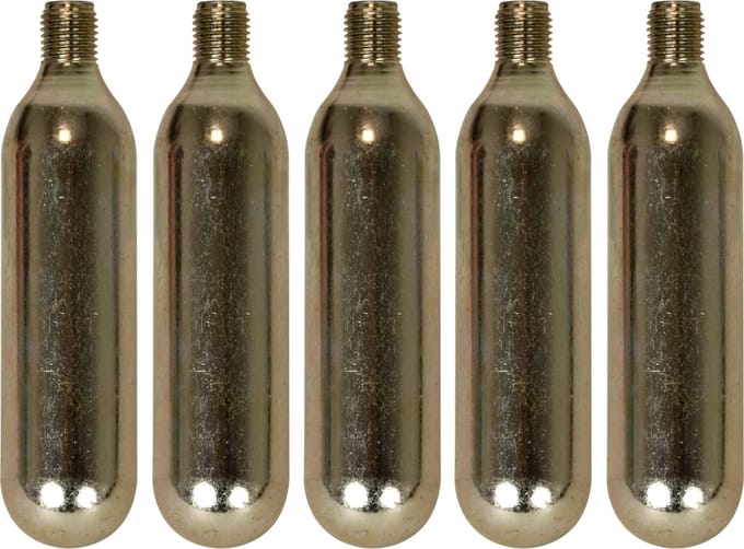 Dresco Co2 Patroon 16 Gram Staal Zilver 5-delig