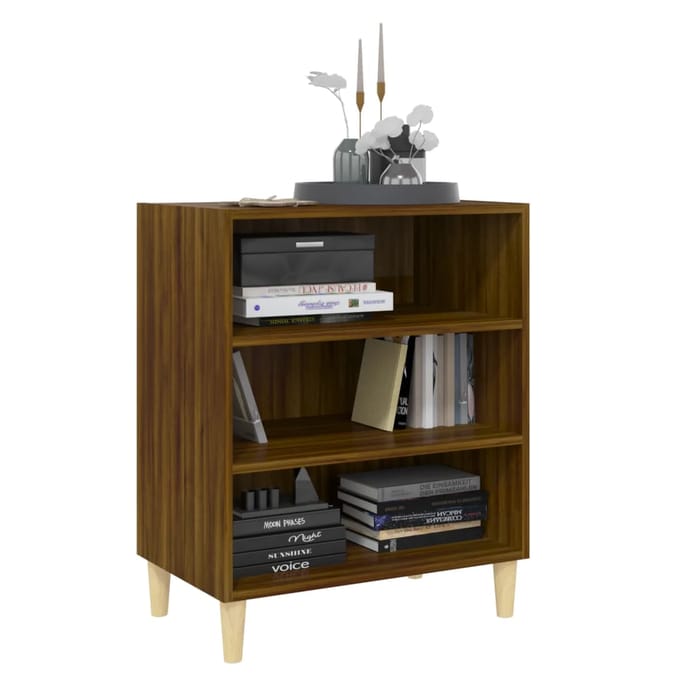 vidaXL - Dressoir - 57x35x70 - cm - spaanplaat - bruin - eikenkleur