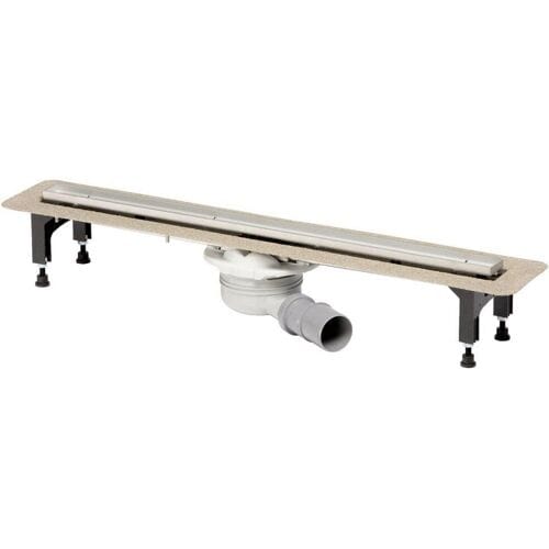 Viega Advantix shower drain 75 cm with Advantix grate Visign ER13 tileable 753207