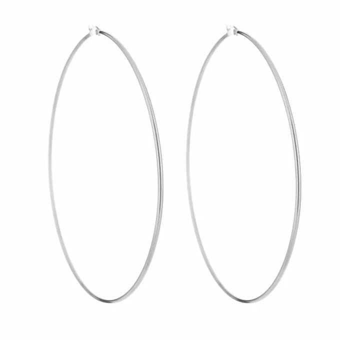 Bijoutheek Oorringen Hoop Zilver