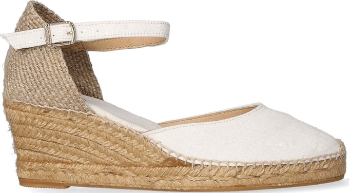 Toni Pons Caldes Dames Espadrilles Blanc | Wit | Linnen | Maat 41 | CALDESblanc