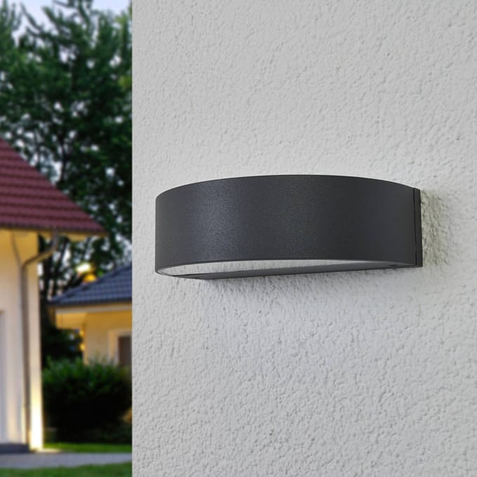 BEGA 24469K3 buitenwandlamp up/down grafit 3.000 K