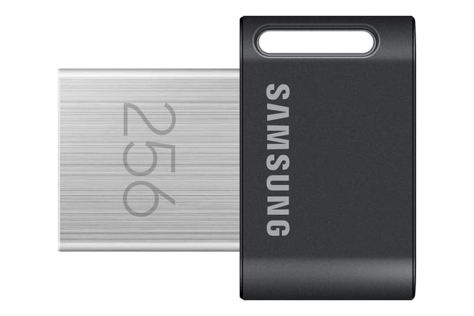 Samsung FIT Plus USB-stick 256 GB Zwart MUF-256AB/APC USB-A 3.2 Gen 2