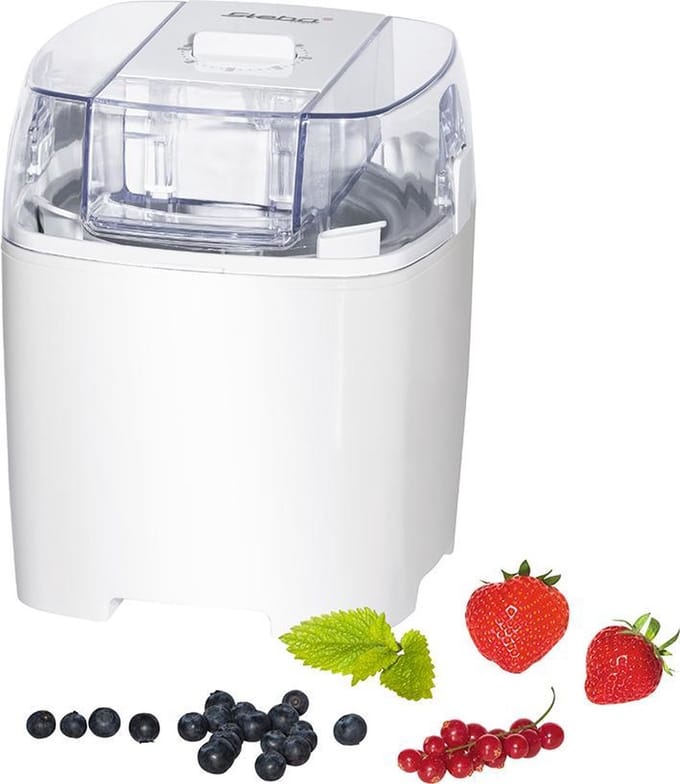 Steba IC20 - Roomijsmachine met vrieskom - 1,5L - timer - BPA vrij - wit