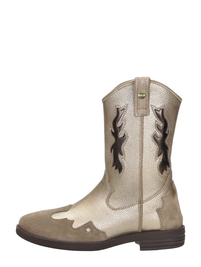 Develab Cowboylaarzen goud Leer - Dames - Maat 33