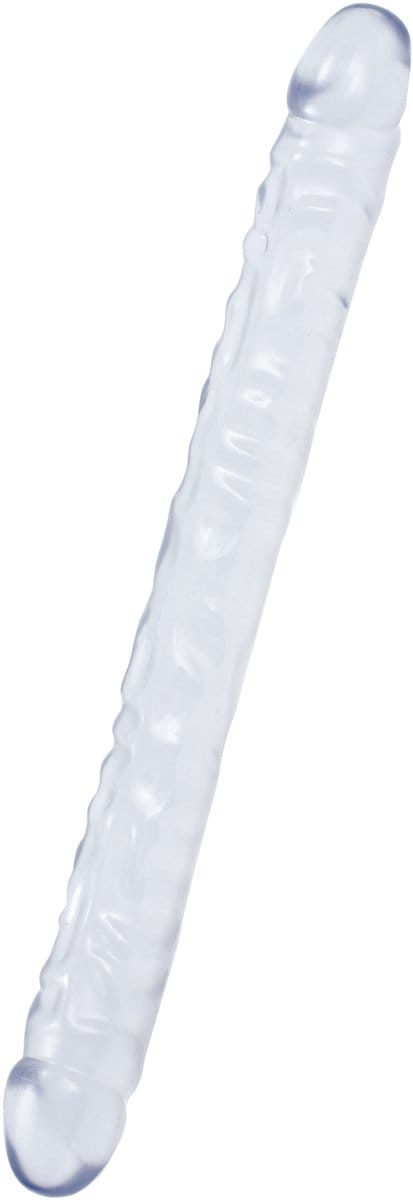 Doc Johnson Crystal Jellies dubbele dildo Double Dong transparant - 45,47 cm