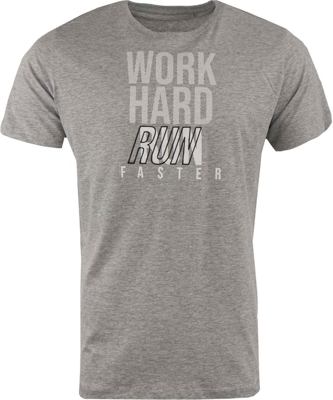 Heren T-shirt Athl. Dpt Juri Melange Grijs - M