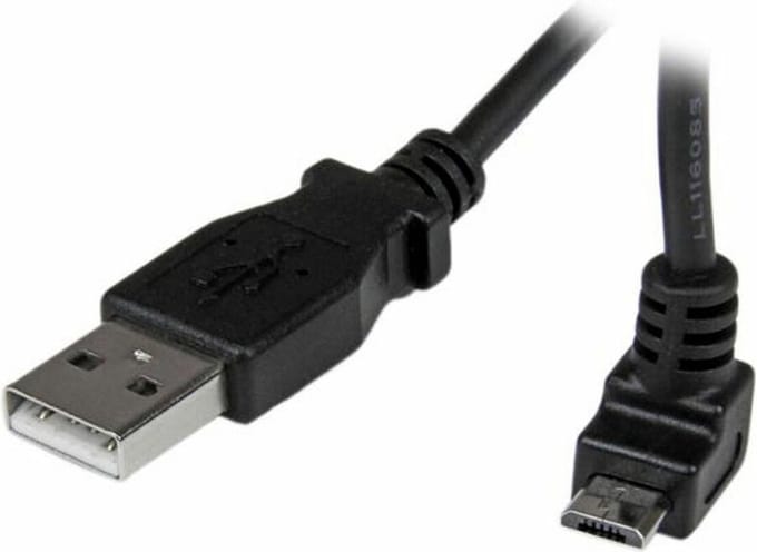 StarTech 2 m micro USB-kabel - A-naar-micro-B met opwaartse hoek