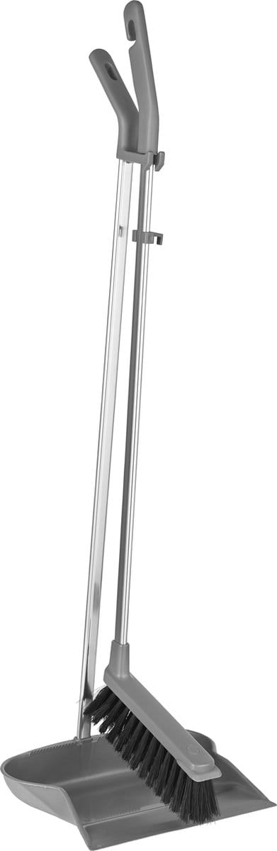 Vikan stoffer en blik set met lange steel 98cm