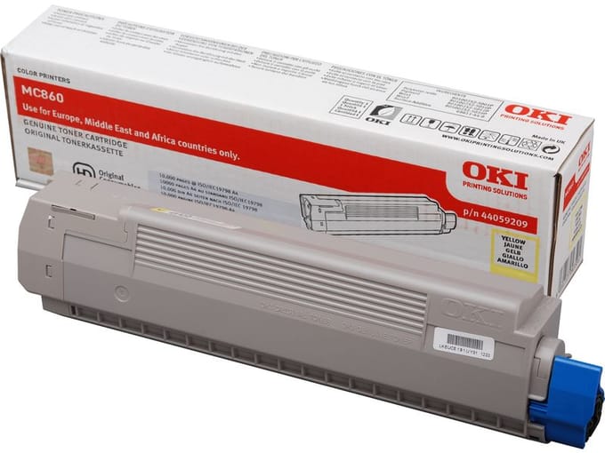OKI 44059209 toner cartridge geel (origineel)