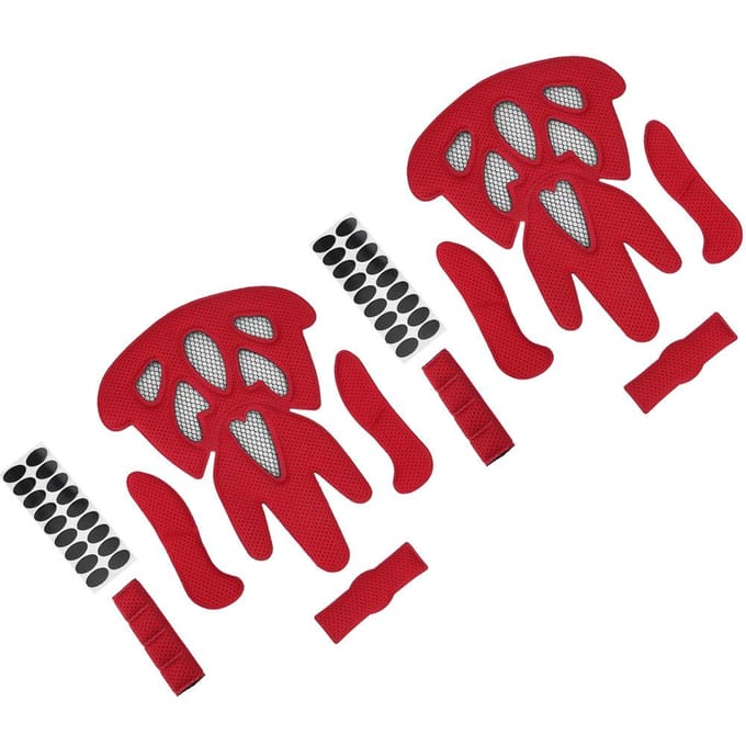 2 Set Universele Helmvoering Veiligheidshoed Voering Vulkit met Insectenwerend Net voor Fiets red