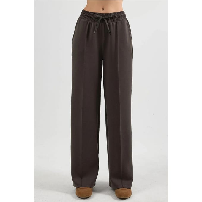Elastische Taille Rechte Broek