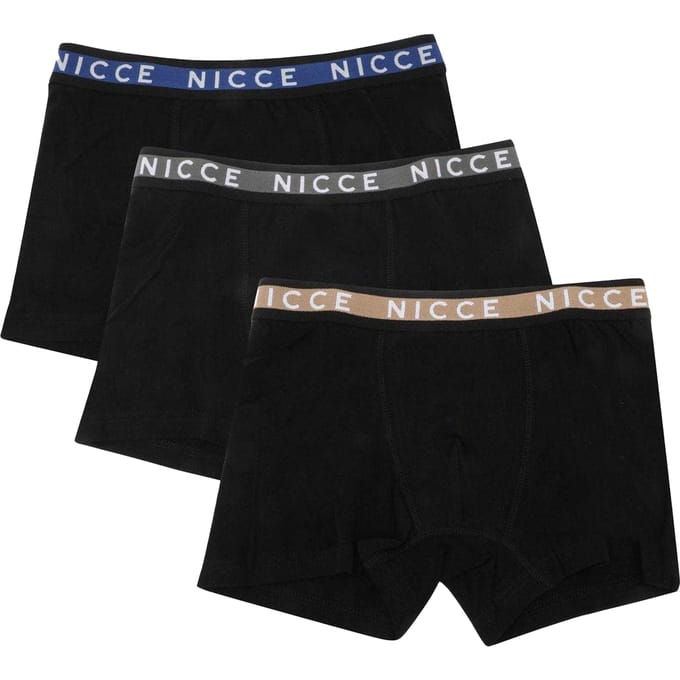 Nicce Jongens Stanwood Boxershort (Set van 5) (Zwart)
