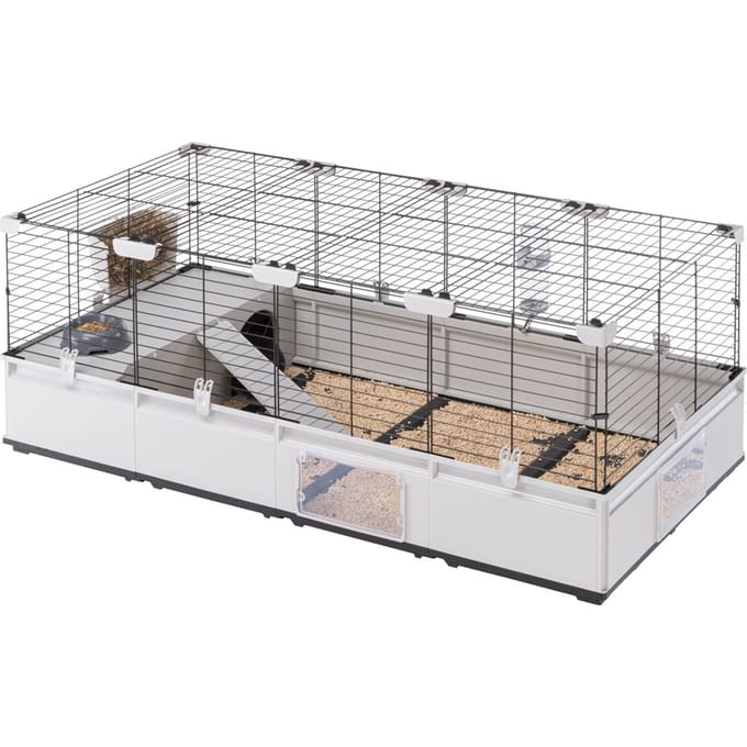 Ferplast Modular 3 Kooi - Kooi & Hok - 144x72x56 cm Zwart Grijs