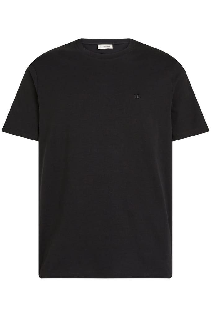 Calvin Klein Ss Smooth Cttn Solid Black Taglia: M | Magliette basic Outlet | Uomo | Nero