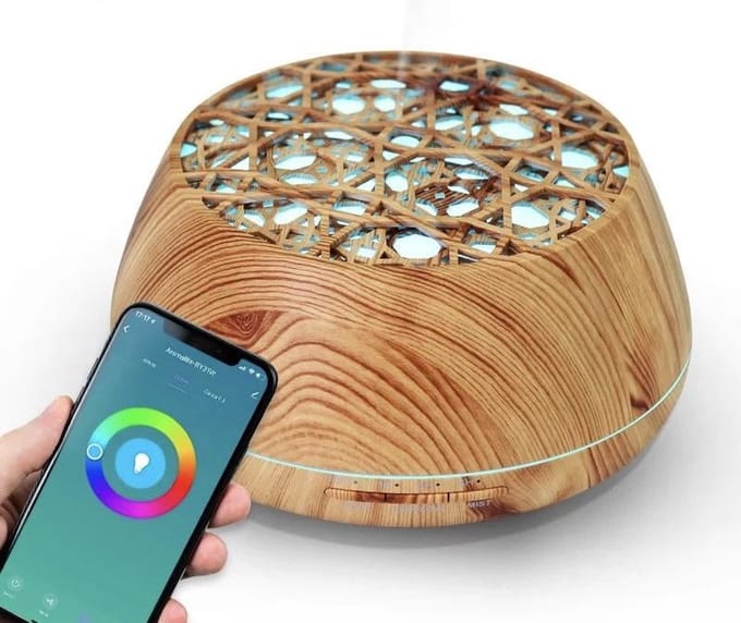 Bigben Luminous Aroma Diffuser & Bluetooth Speaker