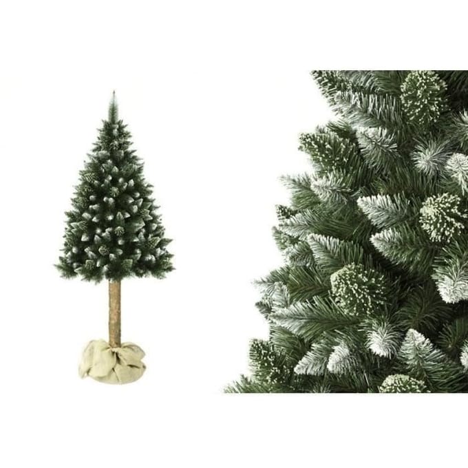Kunstmatige kerstboom - Noname - 180 cm - Witgroen - Hout - PVC wit