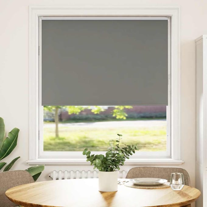 vidaXL - Rolgordijn - verduisterend - 100x175cm - stofbreedte - 95,7cm - polyester