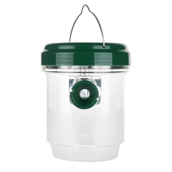 Wasp Piège LED solaire Fly Trap insectes Catcher réutilisable Piège à insectes vert