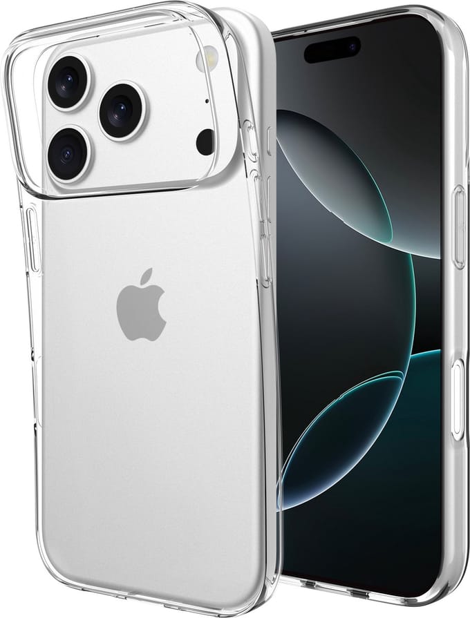 Cazy hoesje geschikt voor iPhone 17 Pro Hoesje Siliconen - Flexibele 100% GRS Case - Transparant