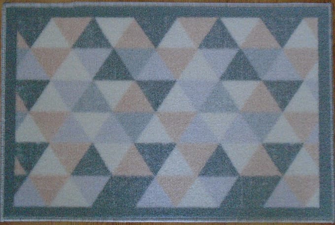 FOTAPIJT - Badmat - Bedrukte deurmat - Binnen - Termo Antislip - 40x60 cm - 6 mm - Wasbaar - Polyamide