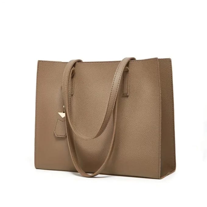 Nivard Handtas Dames - Schoudertas - School - Shopper - Schooltas - Werktas - Khaki