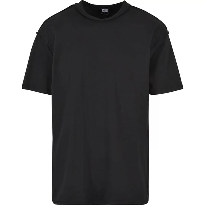Urban Classics - Oversized Inside Out Heren T-shirt - S - Zwart
