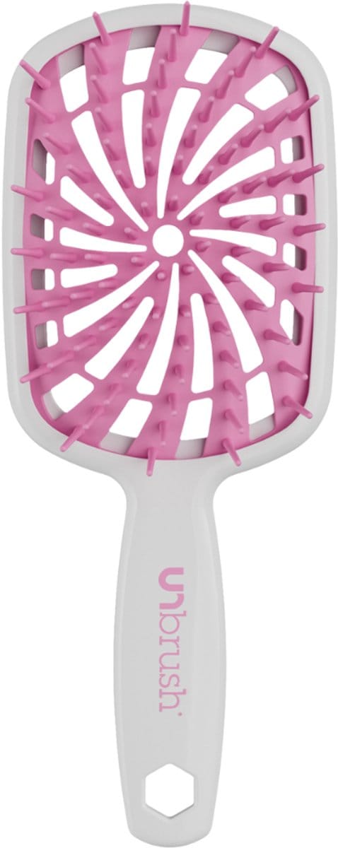 UNbrush Detangling Hair Brush Plus White Bubble Gum